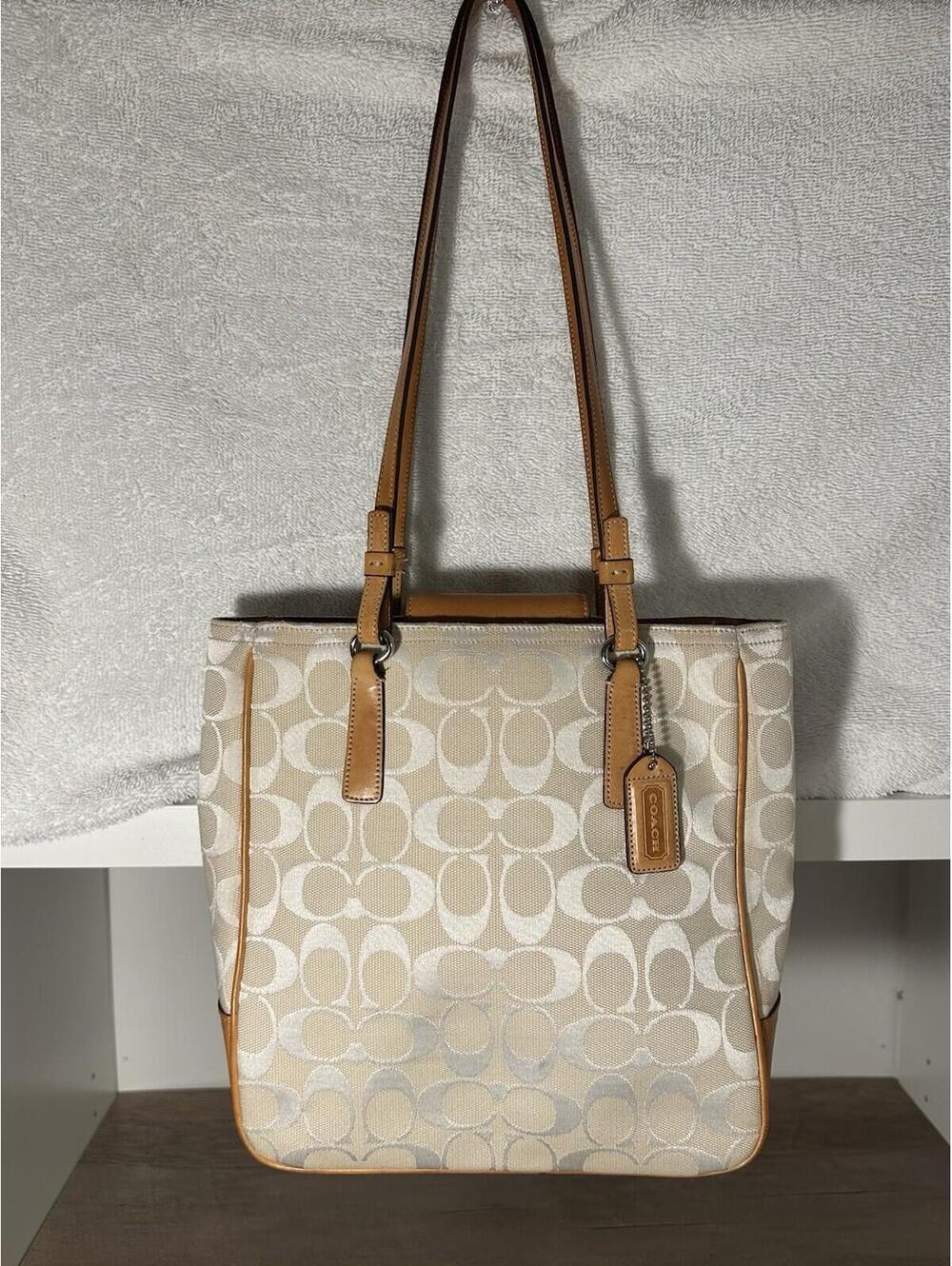 COACH vintage Signature Tote 6090 shoulder bag